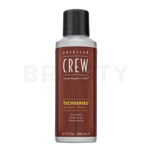 American Crew Tech Series Boost Spray Dry Shampoo száraz sampon volumenért és a haj megerősítéséért 200 ml