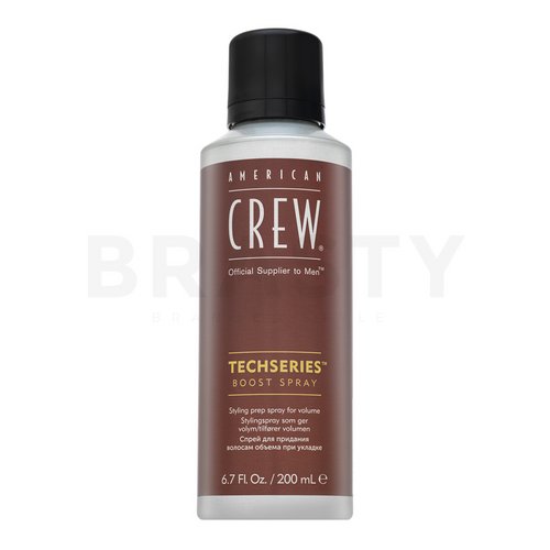 American Crew Tech Series Boost Spray Styling Prep Spray spray do stylizacji dla utrwalenia i większej objętości włosów 200 ml