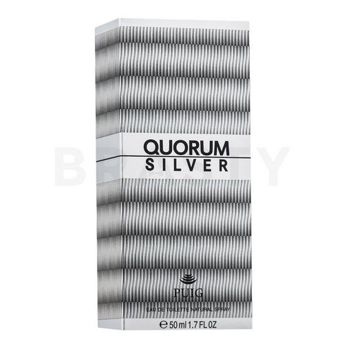 Antonio Puig Quorum Silver Eau de Toilette bărbați 50 ml