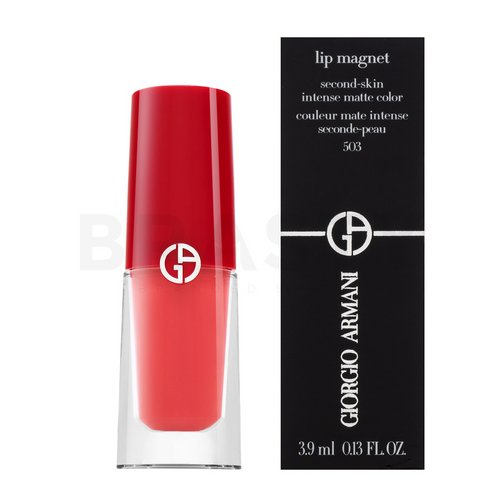 Armani (Giorgio Armani) Lip Magnet Second Skin Intense Matte Color 503 dlhotrvajúci tekutý rúž so zmatňujúcim účinkom 3,9 ml