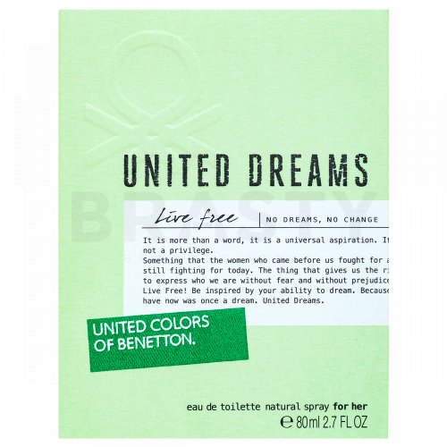 Benetton United Dreams Live Free Eau de Toilette femei 80 ml