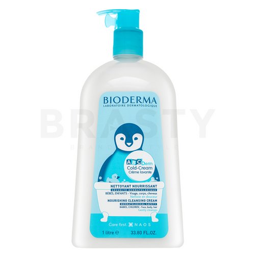 Bioderma ABCDerm Cold-Cream Crème Lavante schützende und reinigende Nährcreme für Kinder 1000 ml
