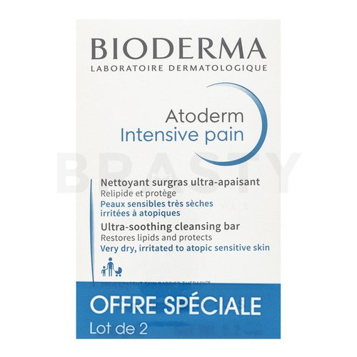 Bioderma Atoderm Intensive Pain Cleansing Ultra-Rich Soap solid soap for the face for dry atopic skin 2 x 150 g