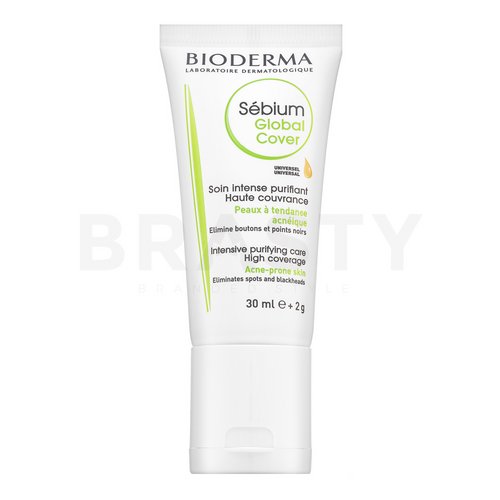 Bioderma Sébium Global Cover tónující a hydratační emulze pro aknózní pokožku 30 ml
