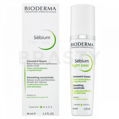 Bioderma Sébium Night Peel Smoothing Concentrate ser intens de noapte împotriva petelor pigmentare 40 ml
