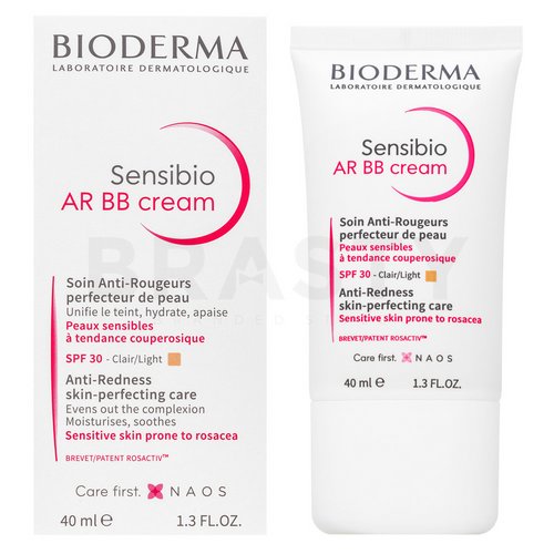 Bioderma Sensibio AR BB Cream Anti-Redness Skin-Perfecting Care Claire Light BB krem przeciw zaczerwienieniom 40 ml
