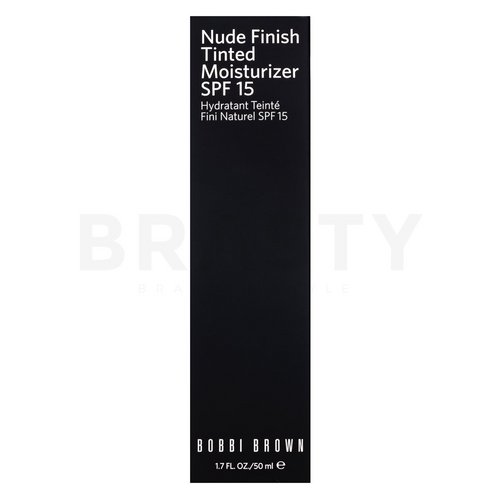 Bobbi Brown Nude Finish Tinted Moisturizer SPF15 - Dark Tint fond de ten lichid pentru o piele luminoasă și uniformă 50 ml