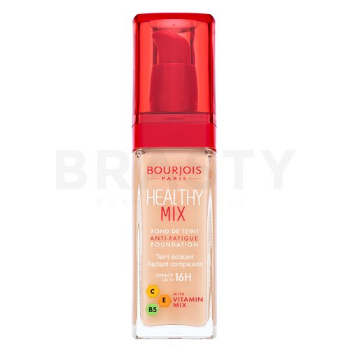 Bourjois Healthy Mix Anti-Fatigue Foundation - 050 Rose Ivory Flüssiges Make Up für eine einheitliche und aufgehellte Gesichtshaut 30 ml