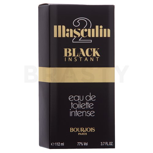 Bourjois Masculin 2 Black Instant toaletní voda pro muže 112 ml