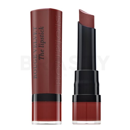 Bourjois Rouge Velvet The Lipstick 12 Brunette ruj cu persistenta indelungata pentru efect mat 2,4 g