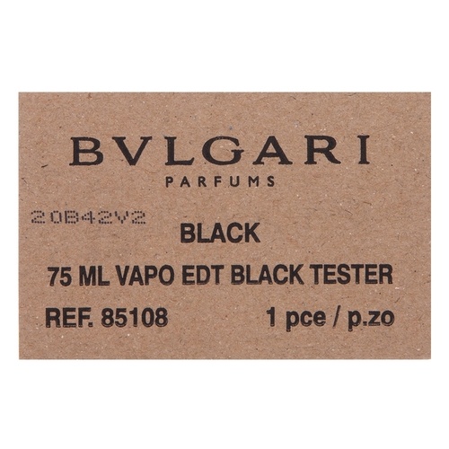 Bvlgari Black woda toaletowa unisex 75 ml Tester