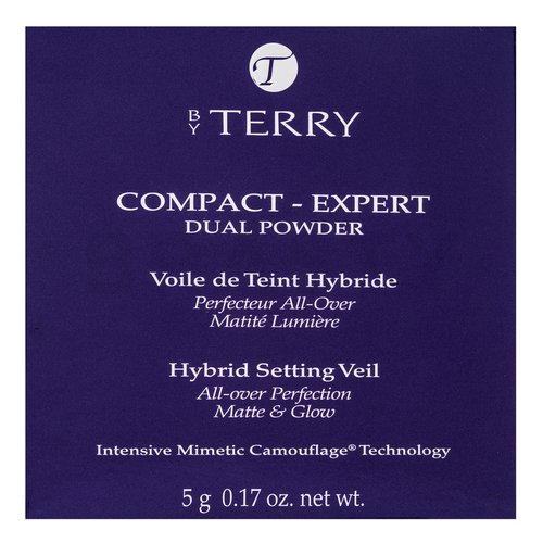 By Terry Compact - Expert Dual Powder - 5 Amber Light pudră pentru o piele luminoasă și uniformă 5 g