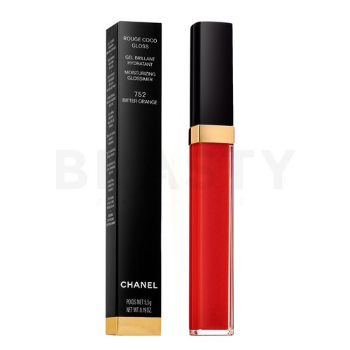 Chanel Rouge Coco Gloss Bitter Orange 752 lip gloss cu efect de hidratare 5,5 g