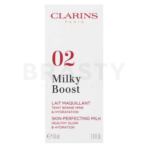 Clarins Milky Boost Foundation - 02 Nude emulsii tonice și hidratante pentru o piele luminoasă și uniformă 50 ml