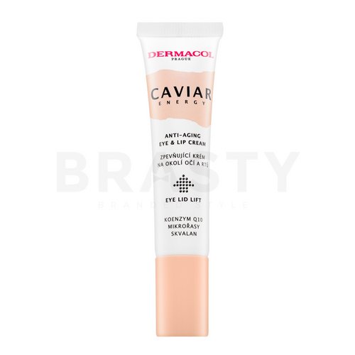 Dermacol Caviar Energy Anti-Aging Eye & Lip Cream festigende Liftingcreme zur Erneuerung der Hautdichte rund um Augen und Lippen 15 ml