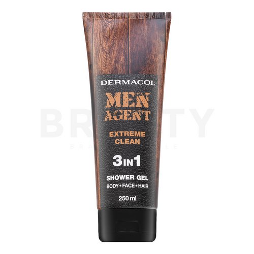 Dermacol Men Agent Extreme Clean 3in1 Shower Gel sprchový gel pro muže 250 ml