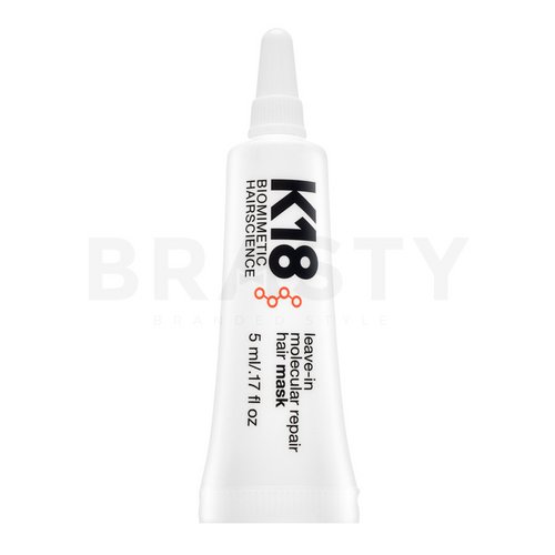 K18 Leave-In Molecular Repair Hair Mask cura dei capelli senza risciacquo per capelli molto secchi e danneggiati 5 ml