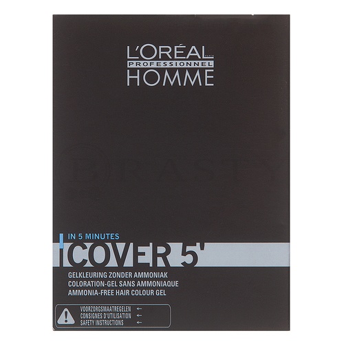 L´Oréal Professionnel Homme Cover 5 barva na vlasy No. 6 Dark Blond 3 x 50 ml
