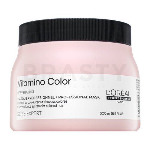 L´Oréal Professionnel Série Expert Vitamino Color Resveratrol Mask kräftigende Maske für gefärbtes Haar 500 ml