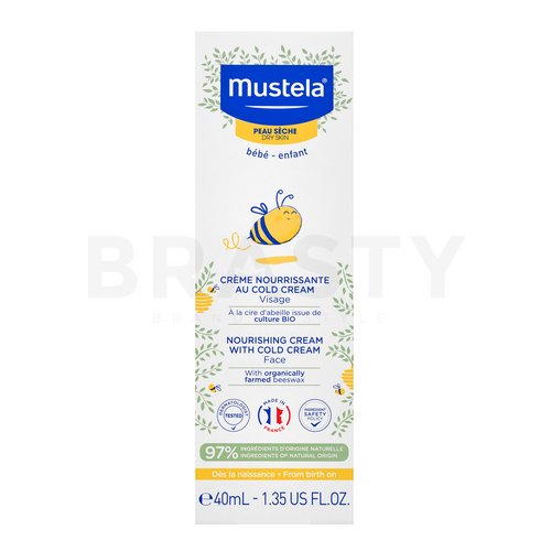 Mustela Bébé Nourishing Cream With Cold Cream nawilżający fluid ochronny dla dzieci 40 ml