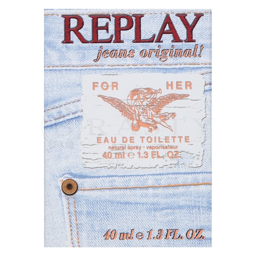 Replay Jeans Original! for Her toaletní voda pro ženy 40 ml