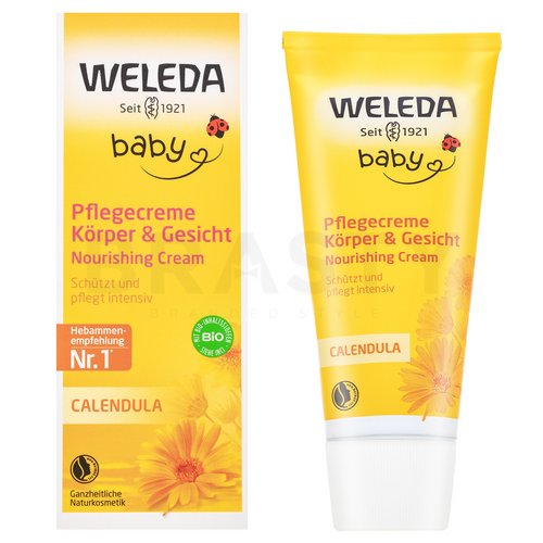 Weleda Baby Calendula Face & Body Nourishing Cream cremă hrănitoare pentru copii 75 ml
