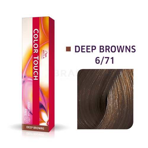Wella Professionals Color Touch Deep Browns profesjonalna demi- permanentna farba do włosów z wielowymiarowym efektem 6/71 60 ml