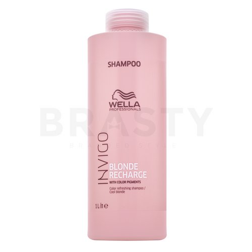 Wella Professionals Invigo Blonde Recharge Cool Blonde Shampoo šampón pre oživenie farby studených blond odtieňov 1000 ml