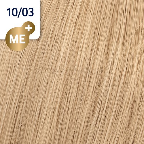 Wella Professionals Koleston Perfect Me+ Pure Naturals profesionálna permanentná farba na vlasy 10/03 60 ml