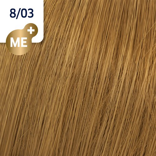 Wella Professionals Koleston Perfect Me+ Pure Naturals profesjonalna permanentna farba do włosów 8/03 60 ml