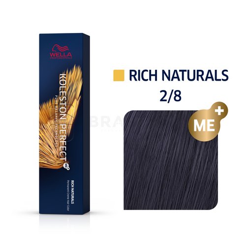 Wella Professionals Koleston Perfect Me+ Rich Naturals profesionálna permanentná farba na vlasy 2/8 60 ml