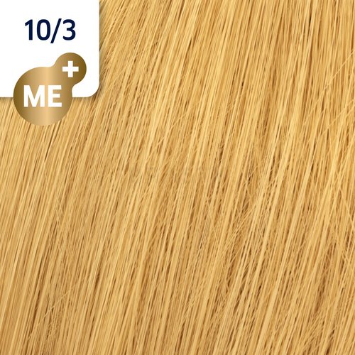 Wella Professionals Koleston Perfect Me+ Rich Naturals profesionální permanentní barva na vlasy 10/3 60 ml
