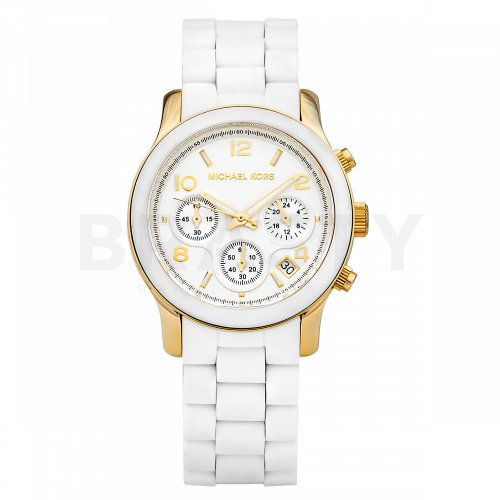 Zegarek damski Michael Kors MK5145 | BRASTY.PL Michael Kors MK5145 damski zegarek w kolorze białym na