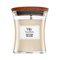 Woodwick White Honey vonná svíčka 85 g