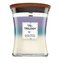 Woodwick Trilogy Calming Retreat vela perfumada 275 g