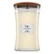 Woodwick Linen lumânare parfumată 610 g