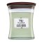 Woodwick Fig Leaf & Tuberose vonná svíčka 275 g