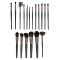 MIMO Makeup Brush Set Black set di pennelli 18 Pcs