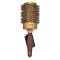 Olivia Garden Expert Blowout Shine Round Brush Wavy Bristles Gold & Brown 65 mm haarborstel