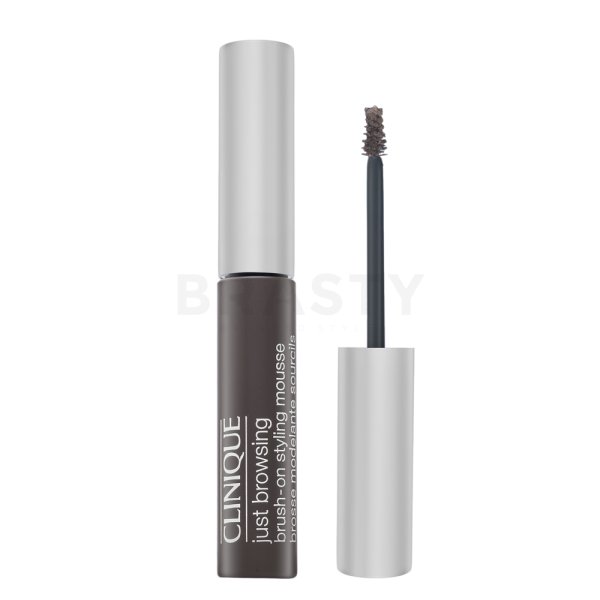 Clinique Just Browsing Brush-On Styling Mousse gél na obočie 03 Deep Brown 2 ml