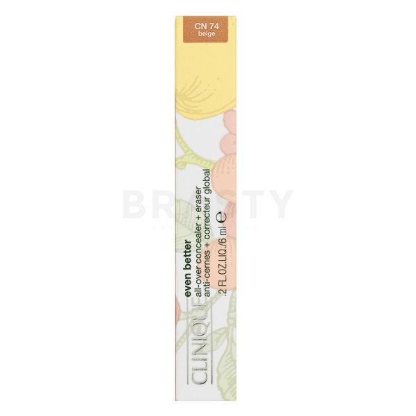 Clinique Even Better All Over Concealer + Eraser corector lichid CN 74 Beige 6 ml