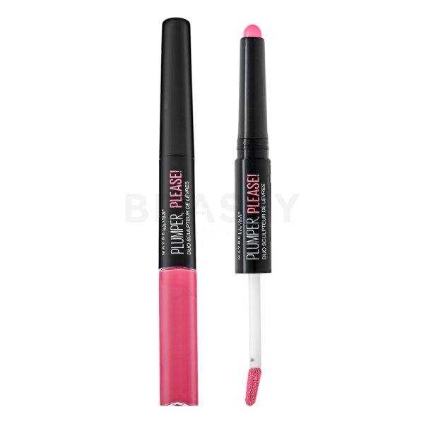 Maybelline Plumper, Please! Shaping Lip Duo langhoudende lippenstift en gloss in twee fasen All Access 5 ml
