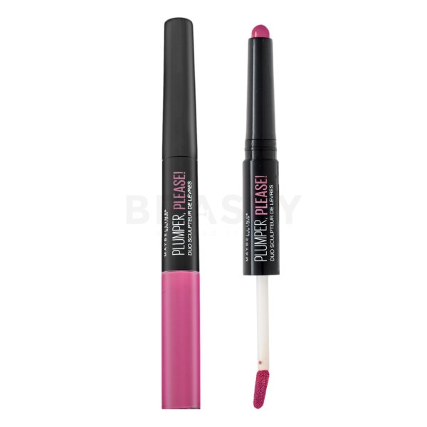 Maybelline Plumper, Please! Shaping Lip Duo langhoudende lippenstift en gloss in twee fasen Exclusive 5 ml