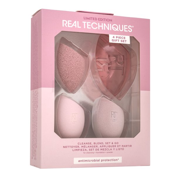 Real Techniques Limited Edition Cleanse, Blend, Set & Go gąbka do makijaż