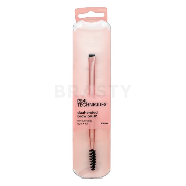 Real Techniques Dual-Ended Brow Brush Pensulă pentru sprâncene