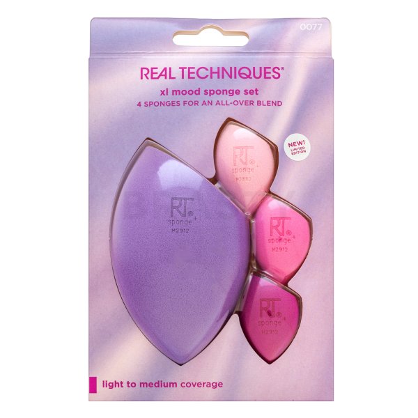 Real Techniques Afterglow XL Mood Sponge Set гъбичка за фон дьо тен - комплект