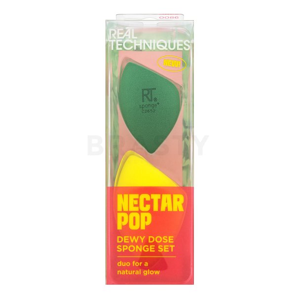 Real Techniques Nectar Pop Dewy Dose Sponge Set gąbka do makijaż - set