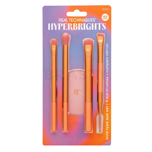 Real Techniques Hyperbrights Bold Type Eye Set set perii machiaj pentru ochi