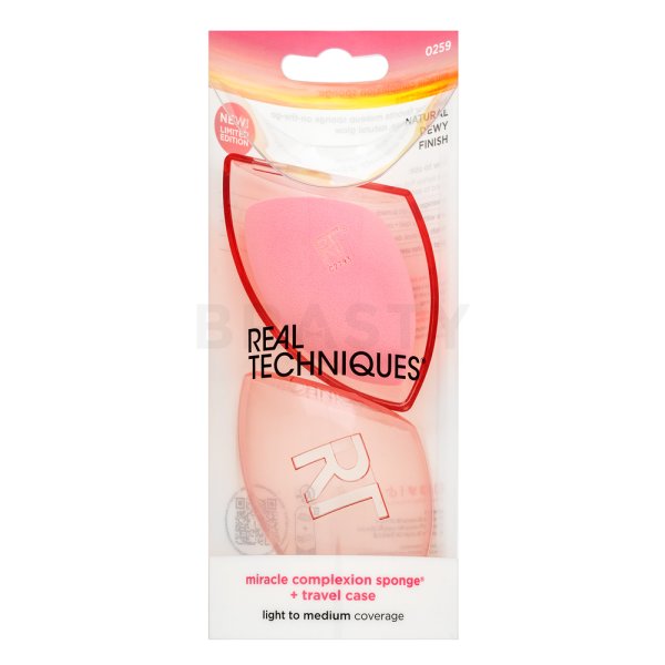 Real Techniques Sunrise To Sunset Miracle Complexion Sponge & Travel Case gąbka do makijaż