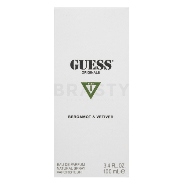 Guess Originals Type 1 Bergamot & Vetiver Eau de Parfum unisex 100 ml